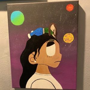 Canvas Painting Astroworld Album Cover